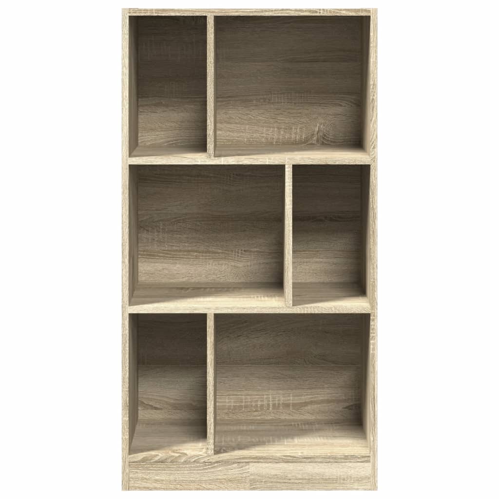Vidaxl Regał, Dąb Sonoma, 57X28,5X107,5 Cm, Materiał Drewnopochodny