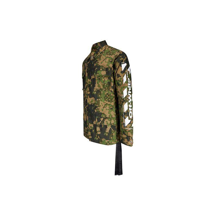 OFF WHITE Камуфляжная полевая куртка Diag OMEL006S19A660249901