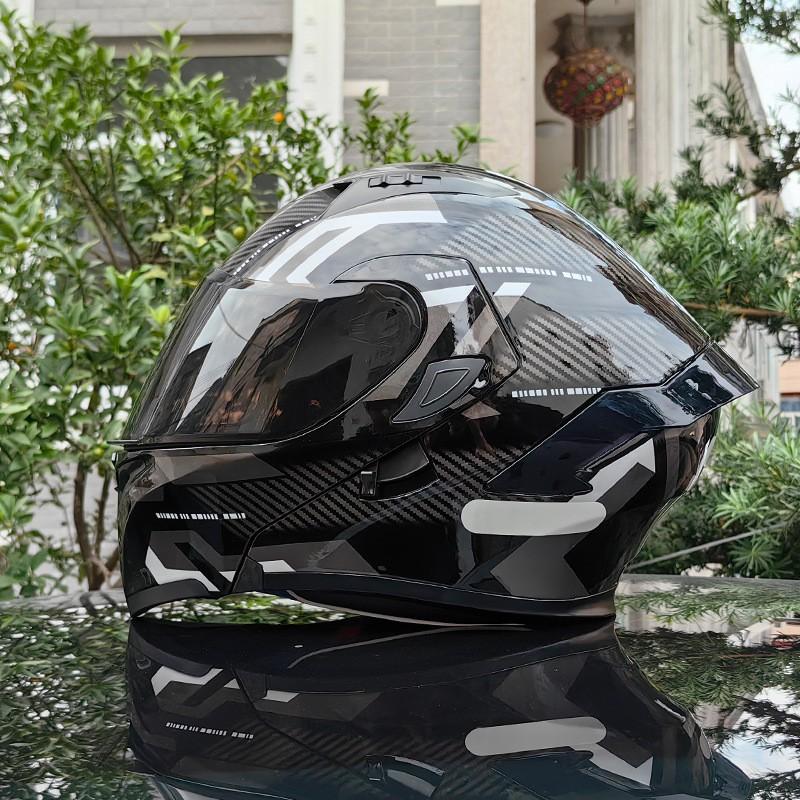 Modular Flip-Up Motorcycle Helmet With Dual Visor Winter Wing Full Face Men Women All Season Bluetooth Ready