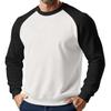Men's Christmas Raglan Crewneck Fleece Sweatshirt