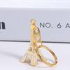 Zinc Zinc Alloy Eiffel Tower Bag Pendant Vintage Paris Keyring Simple France Tower Keychain  Backpack Decor