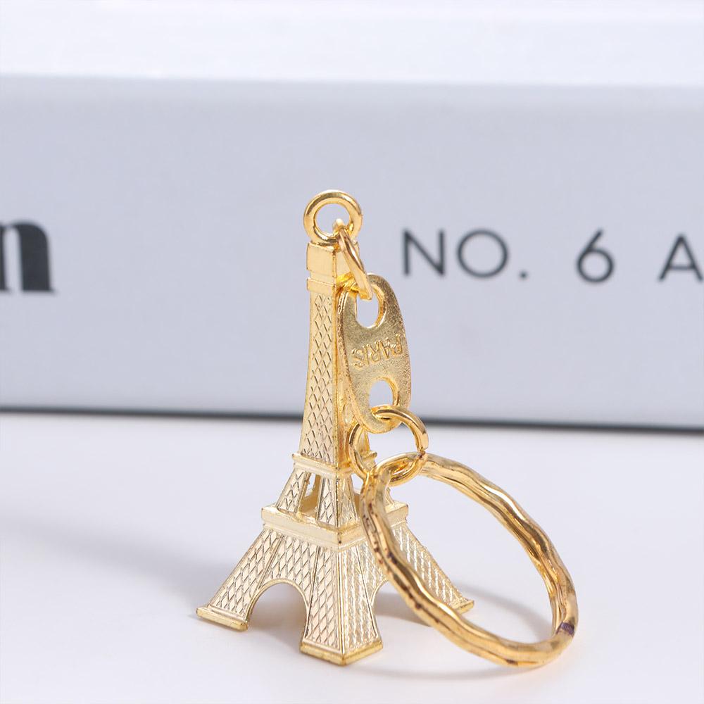 Zinc Zinc Alloy Eiffel Tower Bag Pendant Vintage Paris Keyring Simple France Tower Keychain  Backpack Decor