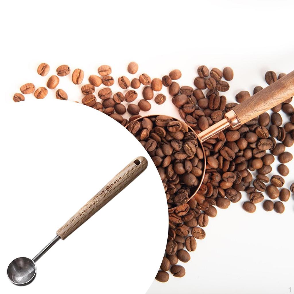 Кофейная ложка Инструмент для выпечки Деревянная ручка Многофункциональная Эргономичная Мерная чашка Чайная ложка для чая