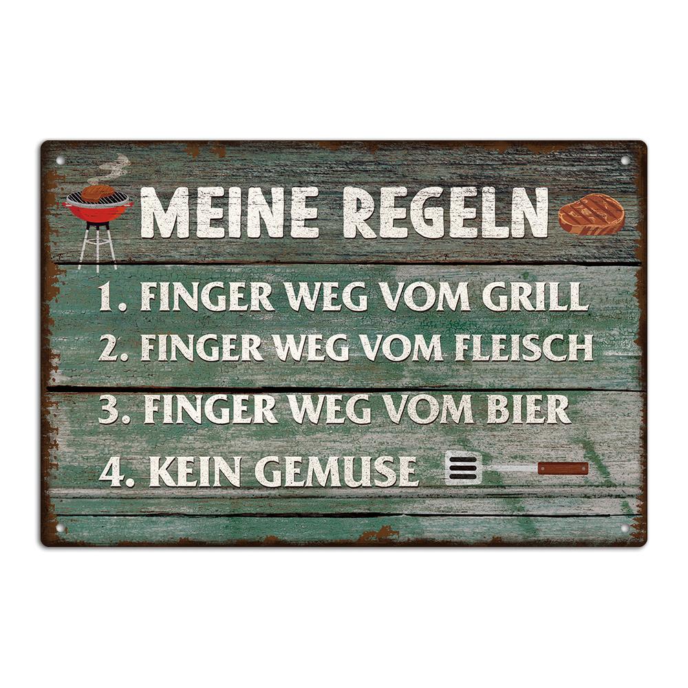 Декор 1 шт. Немецкая винтажная металлическая жестяная вывеска, настенный декор для дома, фермерского бара, паба, клуба, подарок для друзей, 7,9x11,8 дюймов
