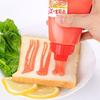 5 Hole Plastic Squeeze Bottle Condiment Dispenser Ketchup Mustard Salad Sauce