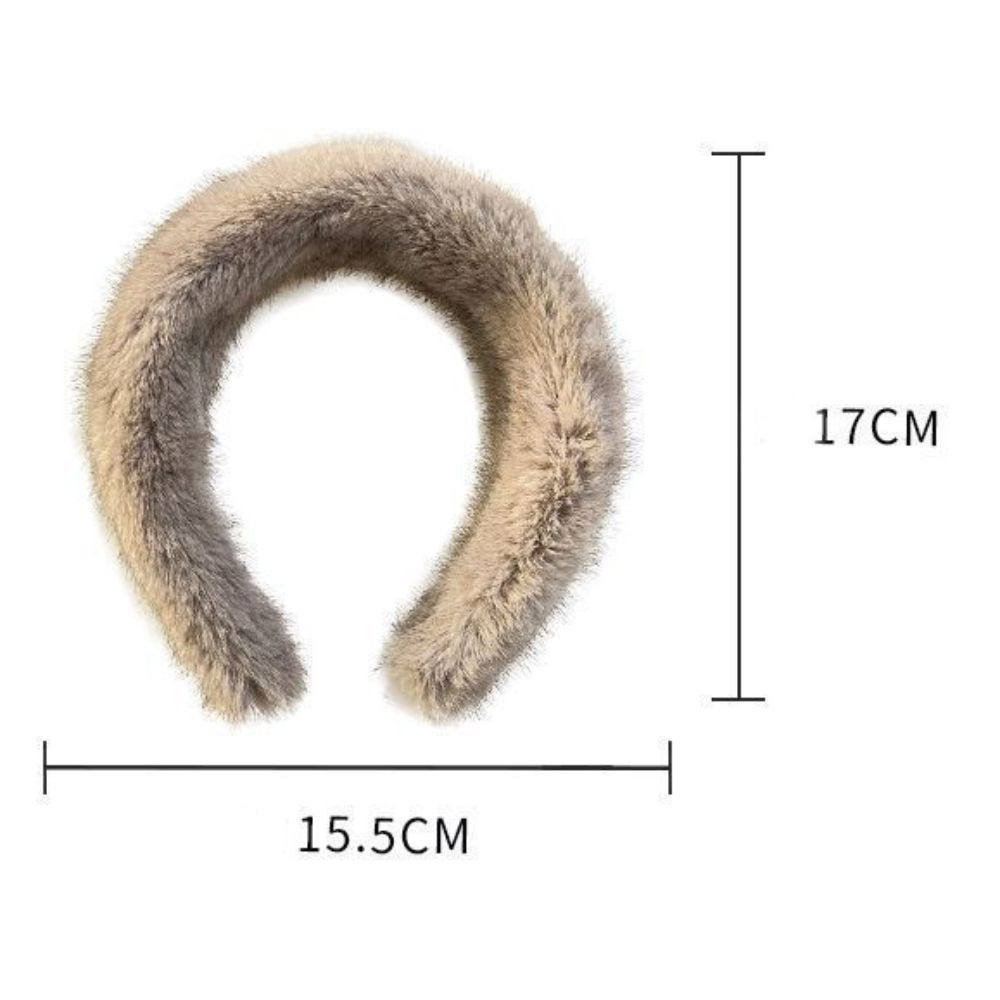 Однотонная женская повязка на голову из искусственного меха норки, обертывания для головы, высококачественные аксессуары для волос