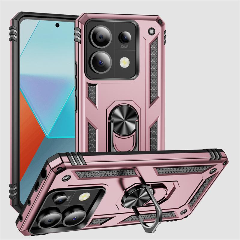 Применимо к чехлу для мобильного телефона Xiaomi Redmi note13Pro military armor, чехлу-подставке для note12, защитному чехлу для note11