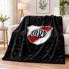 River Plate Flannel Throw Blanket Soft Warm Cozy For Sofa Bed Indoor Home Bedroom Use