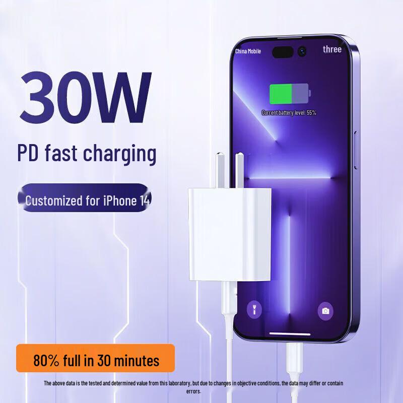 Kewo 30W PD GaN Быстрое зарядное устройство в комплекте для iPhone и iPad