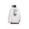 Nike T Shirts Men's White Crew Neck Moderate Straight Fit FQ3714-100