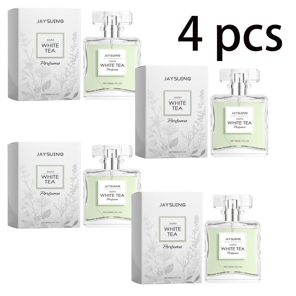 Jaysuing Духи Чистый Белый Чай 30 мл - Стойкий, легкий аромат, свежий и элегантный цветочный парфюм для тела.