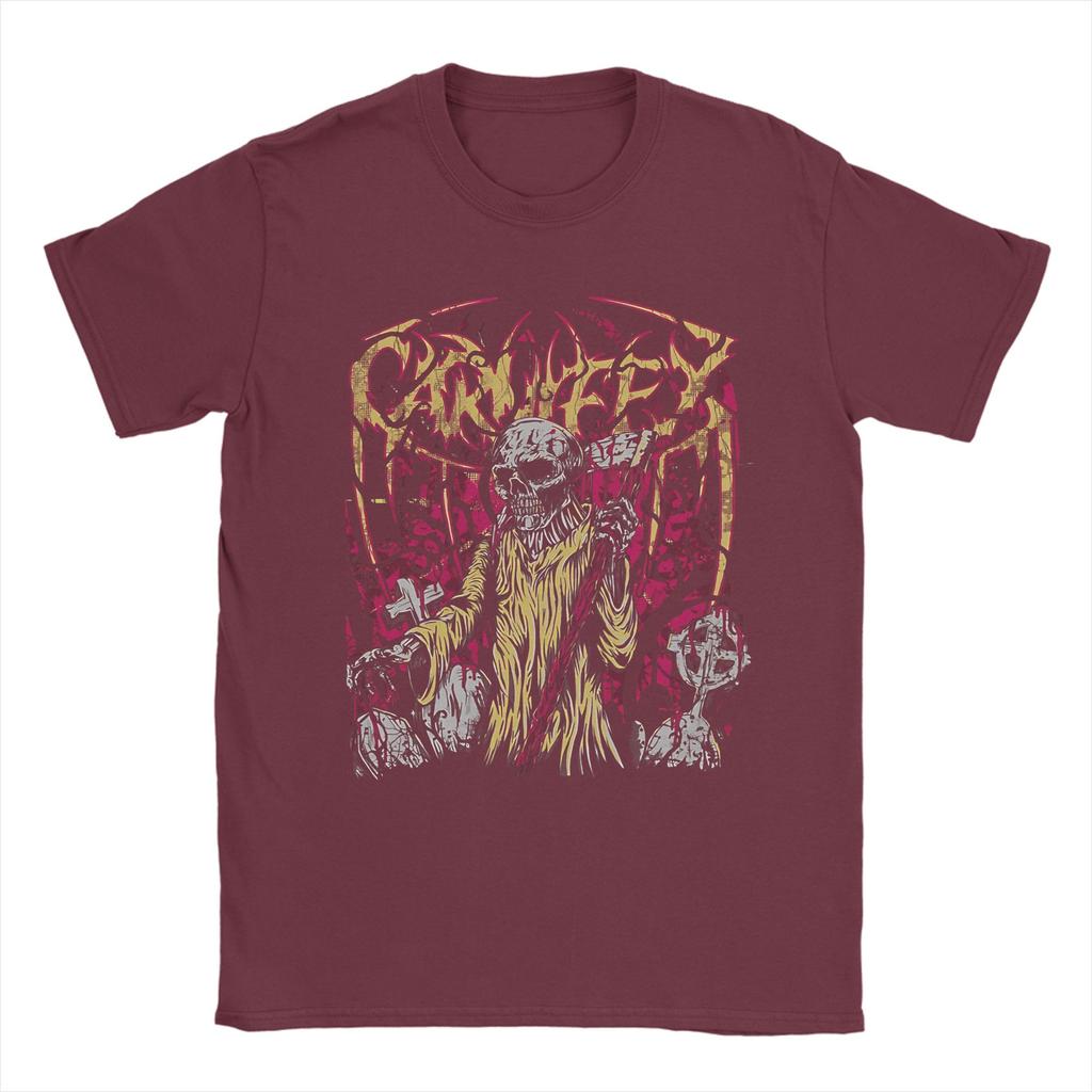 Best Of Carnifex Band T Shirt Summer 100 Cotton TShirts For Unisex Harajuku Custom Logo Tshirt Short Sleeves Classic Clothes