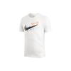 Printed Big Logo Casual Crew Neck T-Shirt Men Tops White DV3188-100