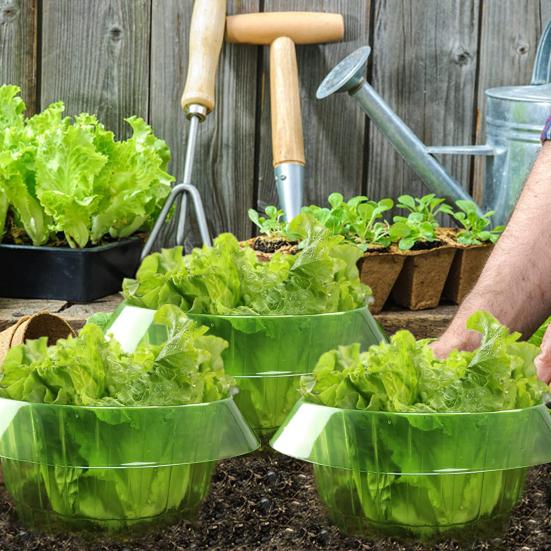 10/15/20 шт. садовые колпаки-кашпо ошейники от слизней, устойчивые к атмосферным воздействиям многоразовые защитные чехлы для растений в виде улиток