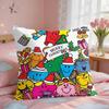 Mr MMen Cute LLittle Miss Cushion Cover Square Short Plush Pillow Case Living Room Sofa Home Decor Funda X