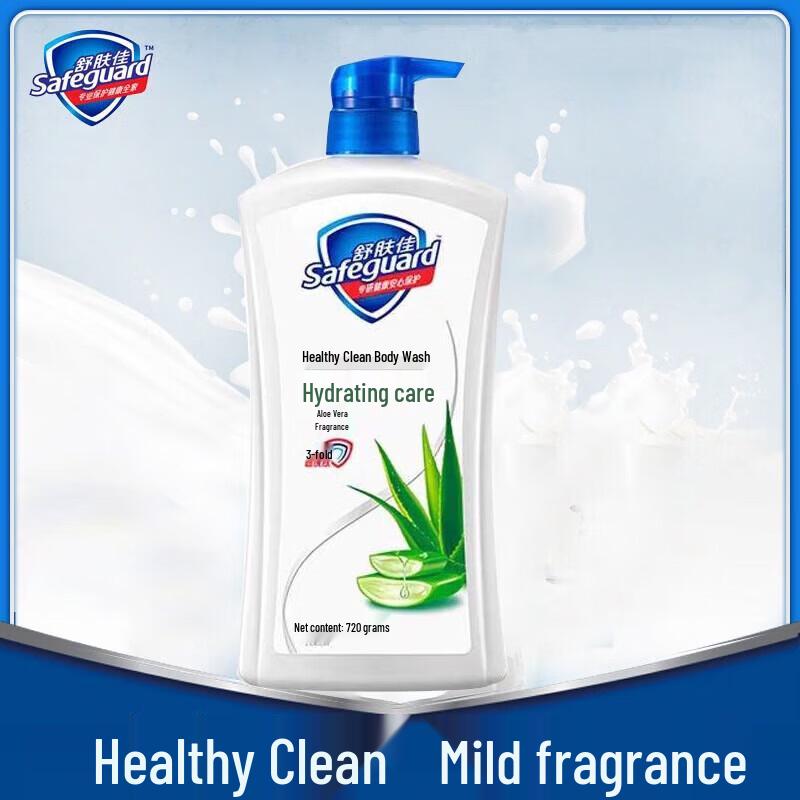 Увлажняющий гель для душа Safeguard с алоэ вера