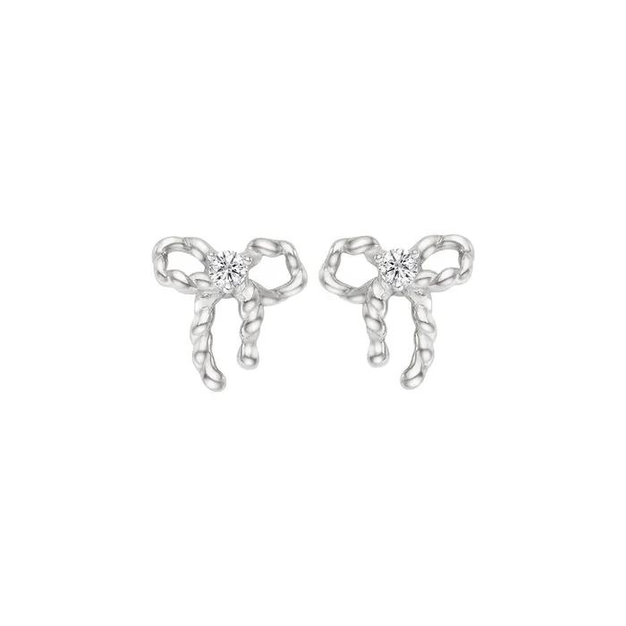 [Stonehenge] Silver Twist Earrings SC25D17E