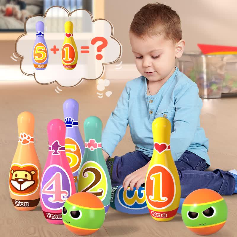 Kids Indoor Bowling Game Set