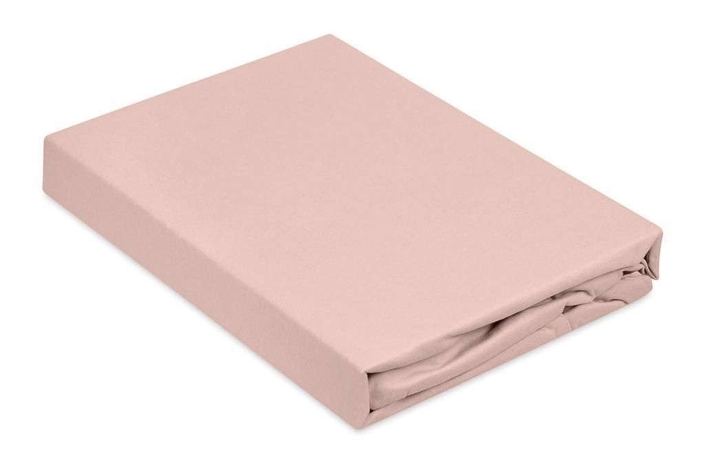 Prześcieradło jersey z gumą 110/120x190/200 premium pudrowy róż
