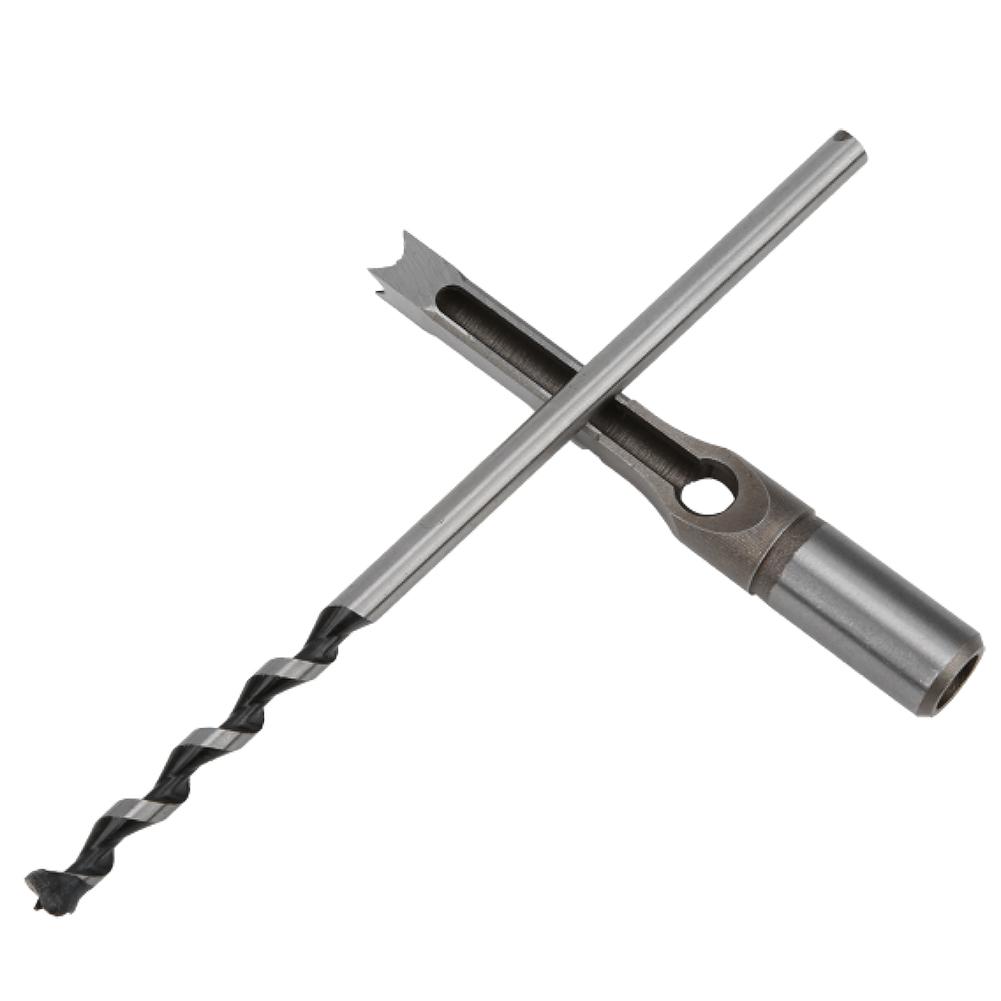 4Pcs Square Hole Drill Bits Woodworking Bearing Steel Wood Drilling Tools Set 11‑12.7mm