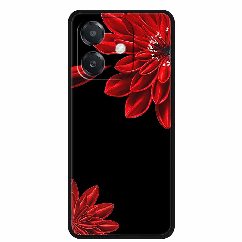 Чехол для OPPO A3 / A3x 5G 6.67" Funda Черный Силиконовый Мягкий Чехол для Телефона Для OPPO A3x A3 5G Задняя Крышка Чехол A 3x A 3 x A3 x Мультяшный