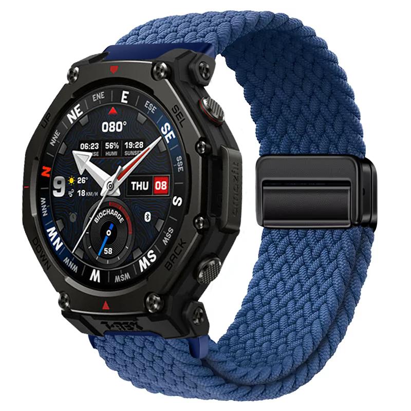 Нейлоновый ремешок 20/22 мм для Amazfit Helio/T-Rex3 Pro 48/44 мм с магнитной застежкой, ремешок для Amazfit Active 2/2 Square/Balance 2