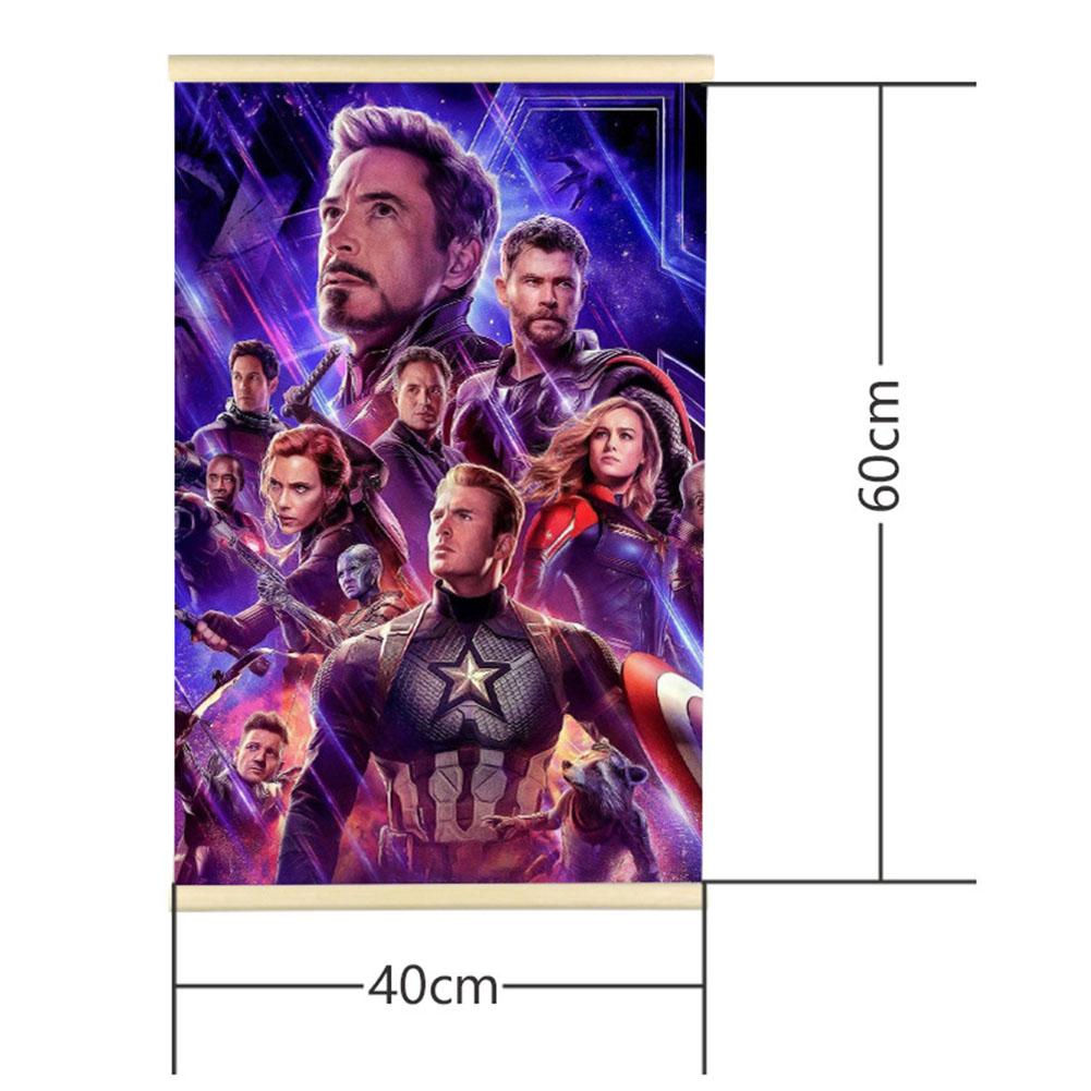 40x60cm DIY Full Square Drill Superhero Avengers Embroidery Rhinestone