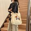 Stylish And Versatile Korean Ins Cute Girl Tote Bag For Daily Use With Large Capacity
