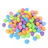75Pcs Mini Easter Eggs, Small Glitter 0.6" X 0.7" Faux Colorful Foam Eggs for DIY