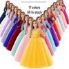 Детское formalное платье с длинным рукавом для девочки-цветочницы (Возраст 3-14 лет) - Платье Принцессы в Европейском и Американском Стиле