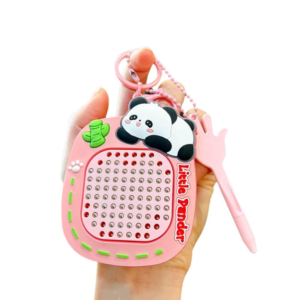 Decompression Capybara Drawing Board Keychain Hanging Schoolbag Pendant for Kids Toys