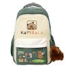 Cartoon Capybara Pattern Backpack Large Capacity Shoulders Bag Gift Children