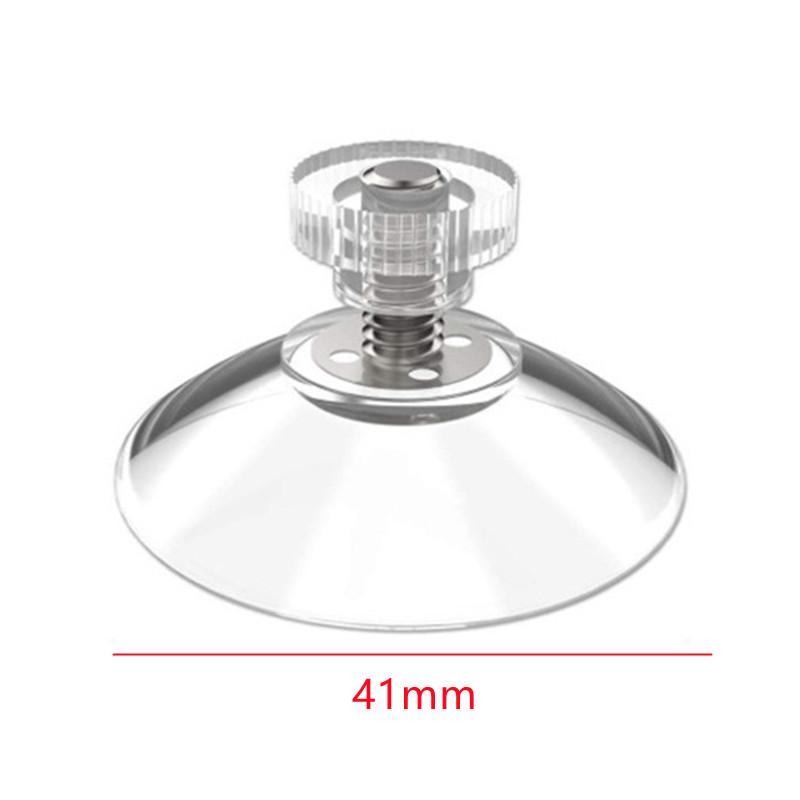 5/10Pcs Suction Cup Hooks with Screw Nut 40 Mm Clear Sucker Pads Strong Adhesive Suction Holder for Car Glass Bathroom Wall Door