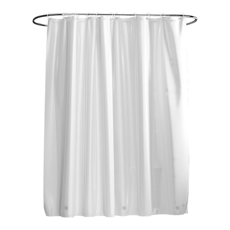 Instock Peva 3d Mildewresistant Waterproof Thick Shower Curtain For Bathroom Partition