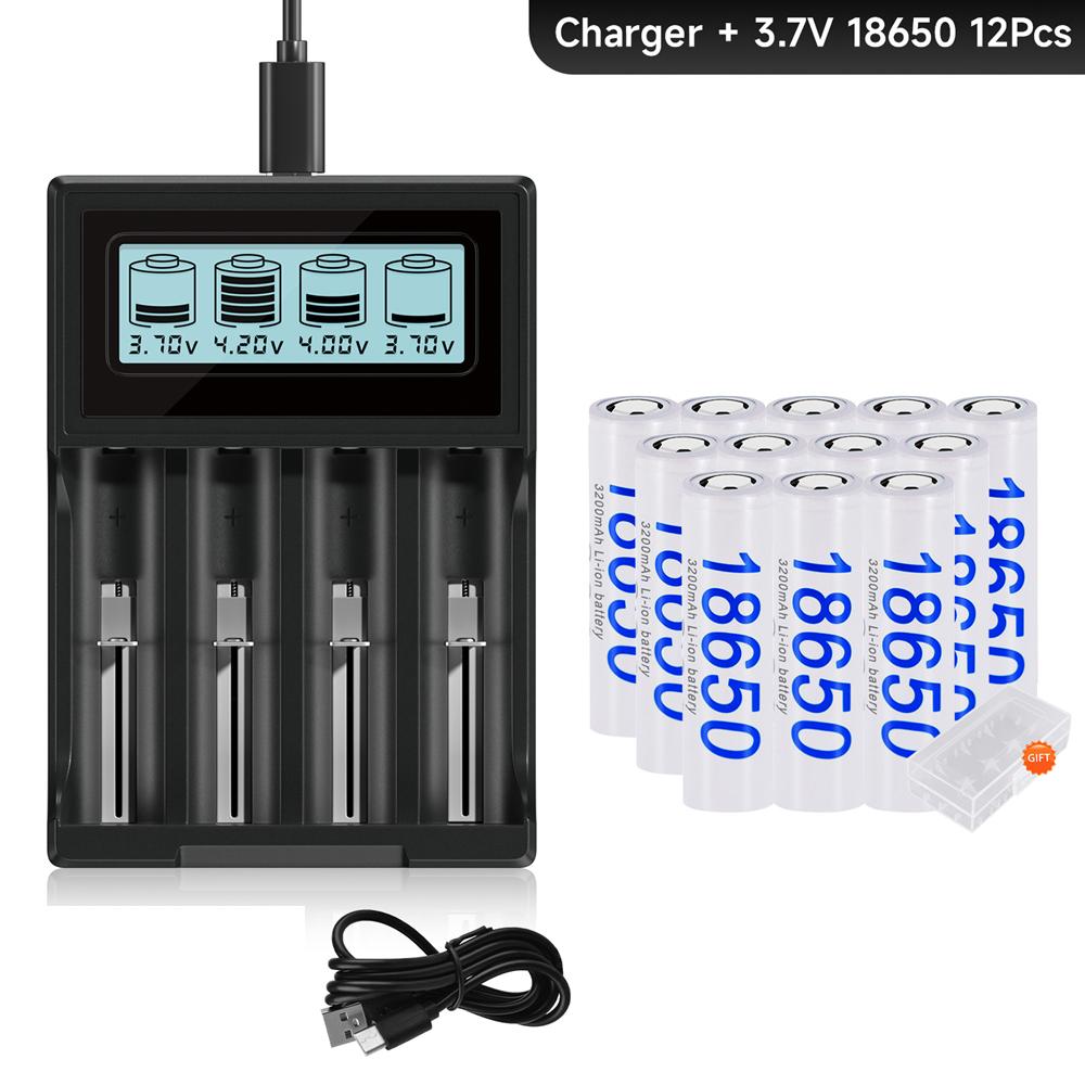 3.7V 18650 Li-ion аккумулятор 3200mAh 18650 литиевый аккумулятор для налобного фонарика Power Bank и т.д.