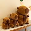 Removable Scarf Scarf Capybara Plush Doll PP Cotton Stuffed Capybara Doll  Birthday Gifts