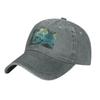 Crazy Save Manatee Baseball Cap Adjustable With Ponytail Hole Washed Dad Hat For Men Women