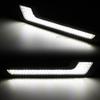 2x LR 72 LED White 12V Car Universal Decorative Light Bar DRL Strip Bright Daytime Running Light Front Bumper Fog Driving Lamp