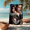 Custom Name Ultra-Soft Beach Towel with Daryl and Rick Theme,Ideal for Pool - Camping, Diving - Perfect Travel Essential, Vibrant Beach Towel.