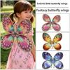 Детские крылья феи, аксессуар для костюма для косплей-мероприятий на Хэллоуин и Рождество