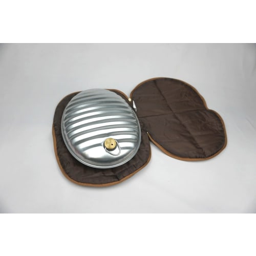 Maruka Hot Water Bottle Bag (Zipper) Brown 002106