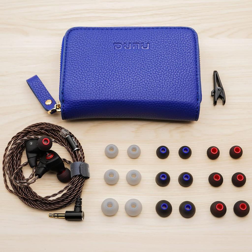 HiFiGo DUNU Titan S Внутриканальные мониторы, 11-мм динамический драйвер Hi-Fi IEM Наушники с мощным звуком (черный)