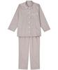 Relax Pajamas Sleep Science Long Cotton Satin Fabric YDX513 BE [Wacoal & Sleep] Sleeves/Pants 100% Women's