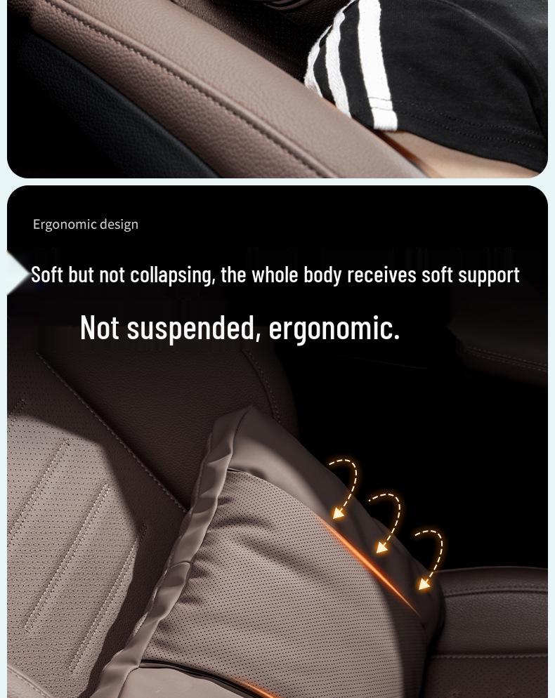 Mercedes-Benz Neck & Lumbar Support Pillow for C-Class, GLC, S-Class, A-Class, GLE, V-Class, EQ