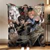 game  anime Castlevania Throw Soft Coral Fleece Blanket 310gsm Fluffy Warm Throw for Sofa Bed Couch Bedroom Decor