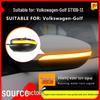 Blue-Tinted Sequential Turn Signal Light for Volkswagen Golf GT1 09-13 Rearview Mirror