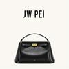 Женская сумка JW PEI Carmen Lock 2026, новая, crossbody, маленькая квадратная сумочка, из веганской кожи, с верхней ручкой, на плечо, для ежедневной носки