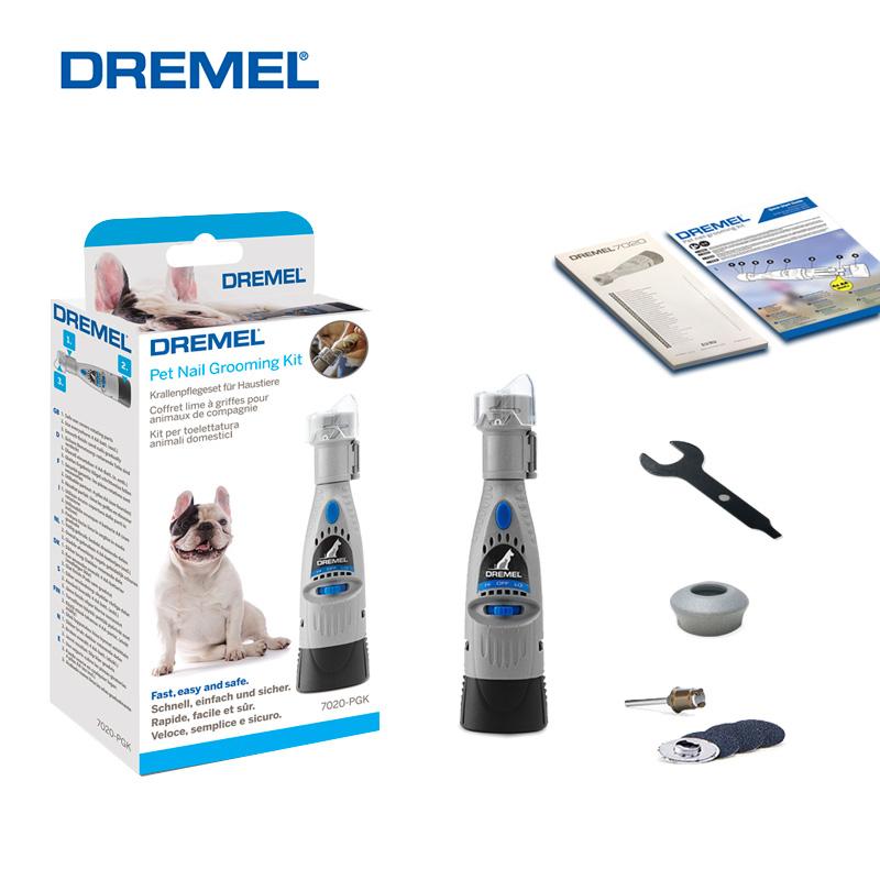 Dremel 7020 PGK шлифовальная машинка для ногтей для домашних животных, тихая электрическая пилочка для ухода за ногтями для собак, безопасные кусачки для ногтей для собак, триммеры, инструменты на батарейках