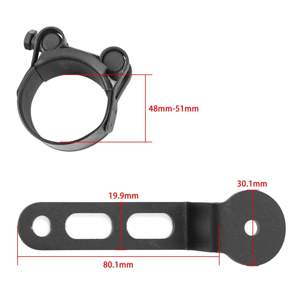 Motorcycle Headlight Stay, Diameter 1.9 - 2.0 inches (48 - 51 mm), Adjustable Stainless