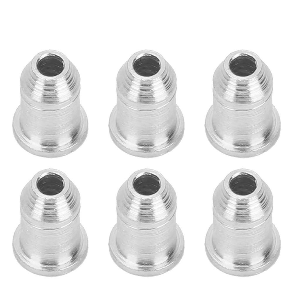 6PCS Through Body Design Guitar String Ferrules Guitar String Mounting Ferrules For Guitar